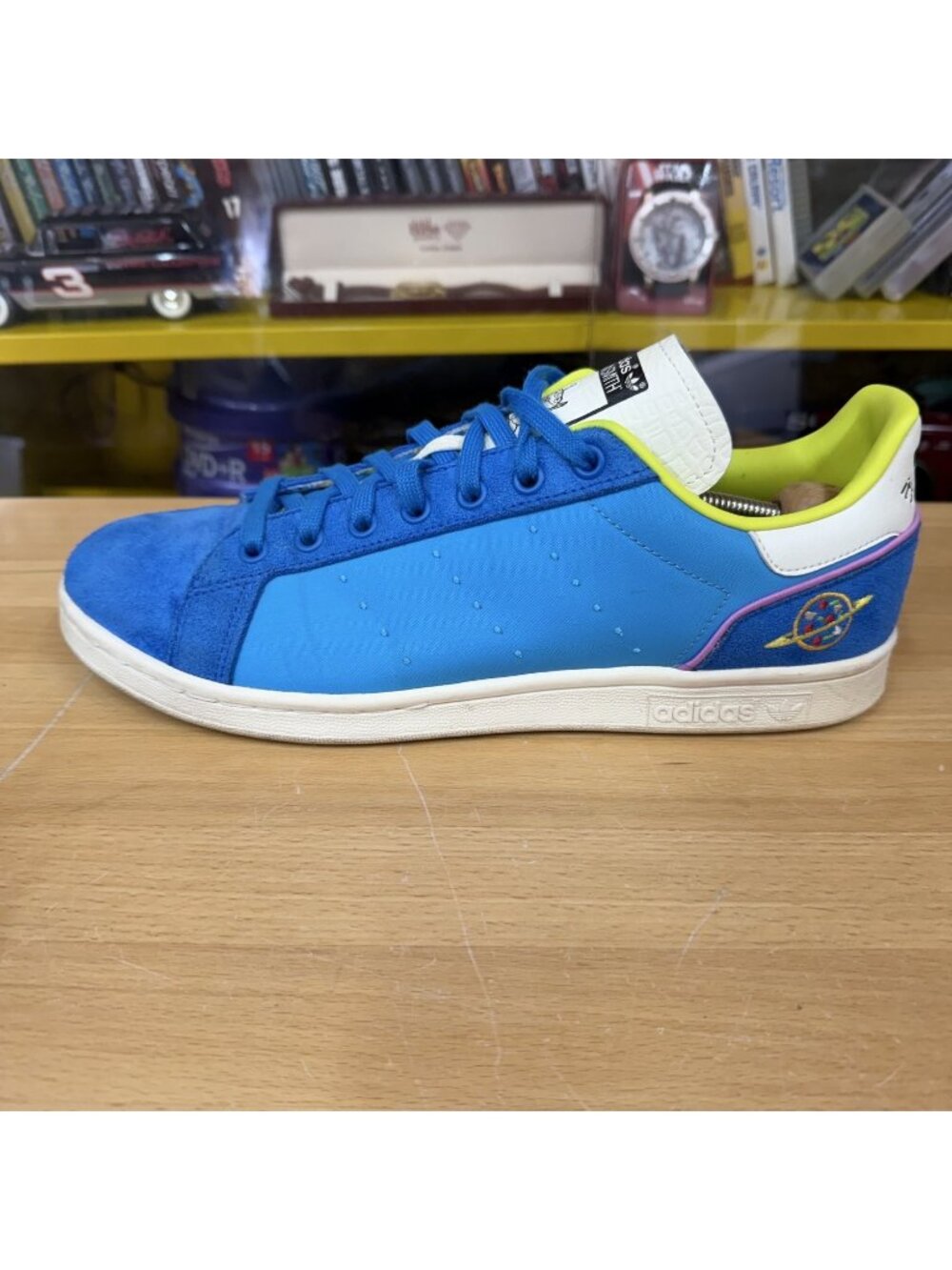 adidas Stan Smith Disney Pixar Toy Story Rex Aliens Mens Blue GZ5991 US 10